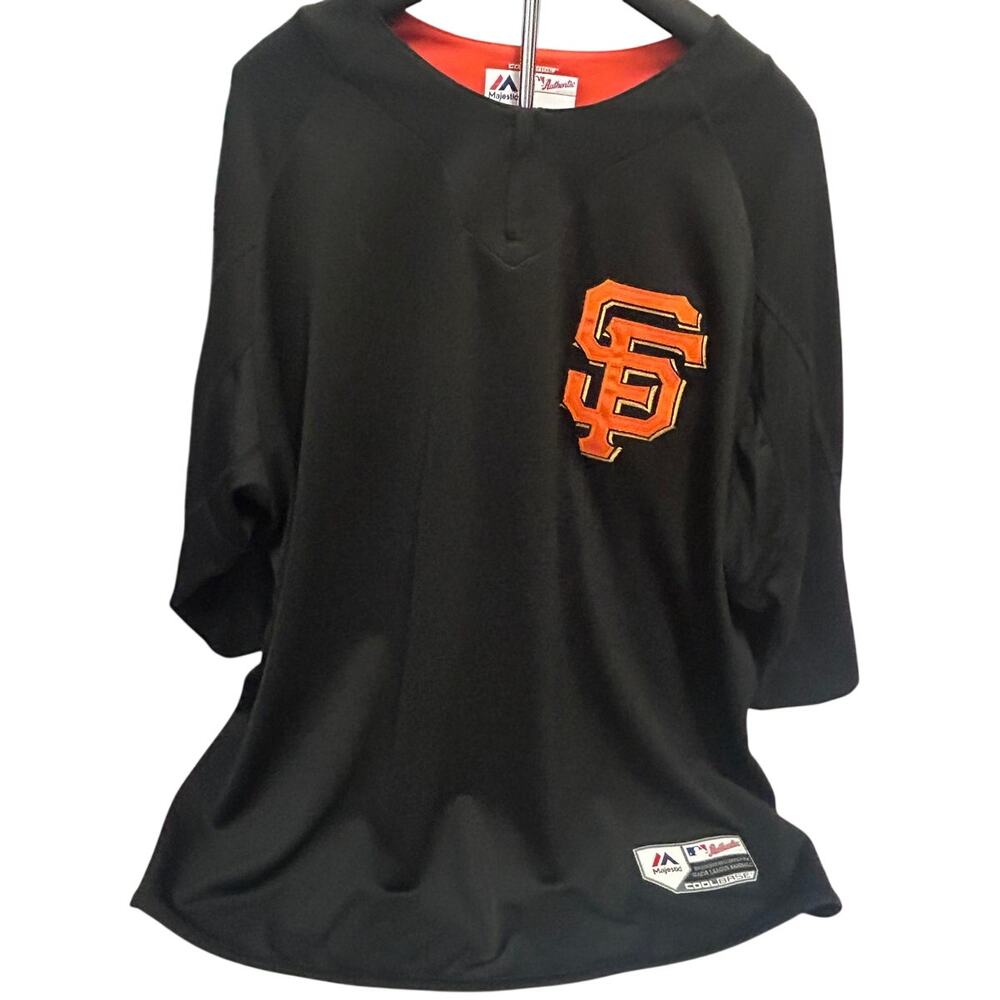 Majestic San Francisco Giants Authentic Collection field Practice batting Jersey